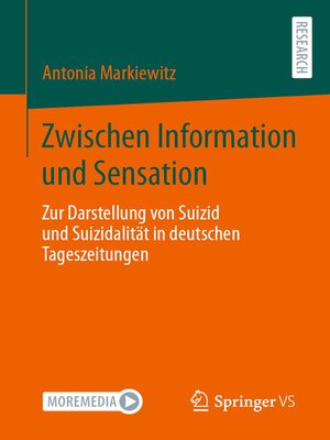 cover image of Zwischen Information und Sensation